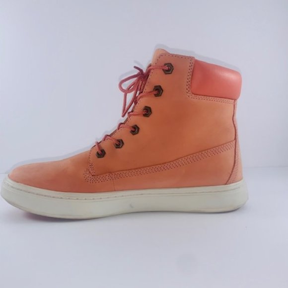 TIMBERLAND WOMEN'S NEWPORT BAY OXFORD LIGHT ORANGE - Picture 2 of 12